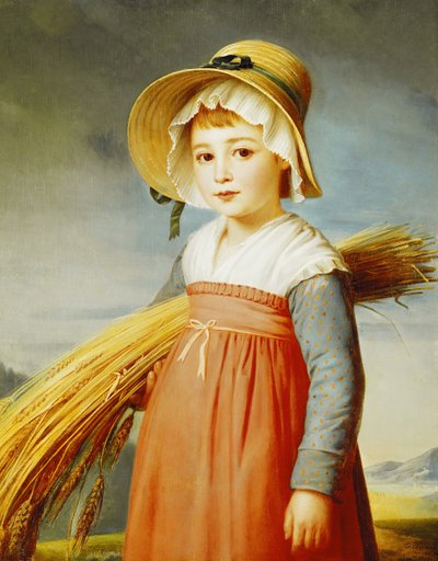 The Little Gleaner by Christophe Thomas Degeorge